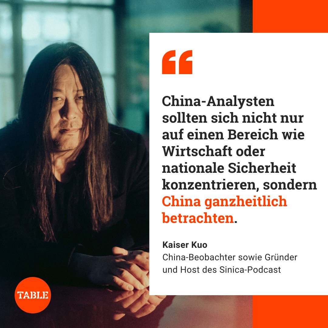 Table.Briefings (@tablebriefings) on Twitter photo China-Beobachter <a href="/KaiserKuo/">Kaiser Kuo</a> sagt, China kann man nur mit einem multidisziplinären Ansatz verstehen - mit einem Blick auch auf die Geisteswissenschaften, die Gesellschaft und insbesondere die Geschichte des Landes.
Zum ganzen Interview von <a href="/FPeltsch/">Fabian Peltsch</a> 👉 table.media/china/intervie… China-Beobachter <a href="/KaiserKuo/">Kaiser Kuo</a> sagt, China kann man nur mit einem multidisziplinären Ansatz verstehen - mit einem Blick auch auf die Geisteswissenschaften, die Gesellschaft und insbesondere die Geschichte des Landes.
Zum ganzen Interview von <a href="/FPeltsch/">Fabian Peltsch</a> 👉 table.media/china/intervie…