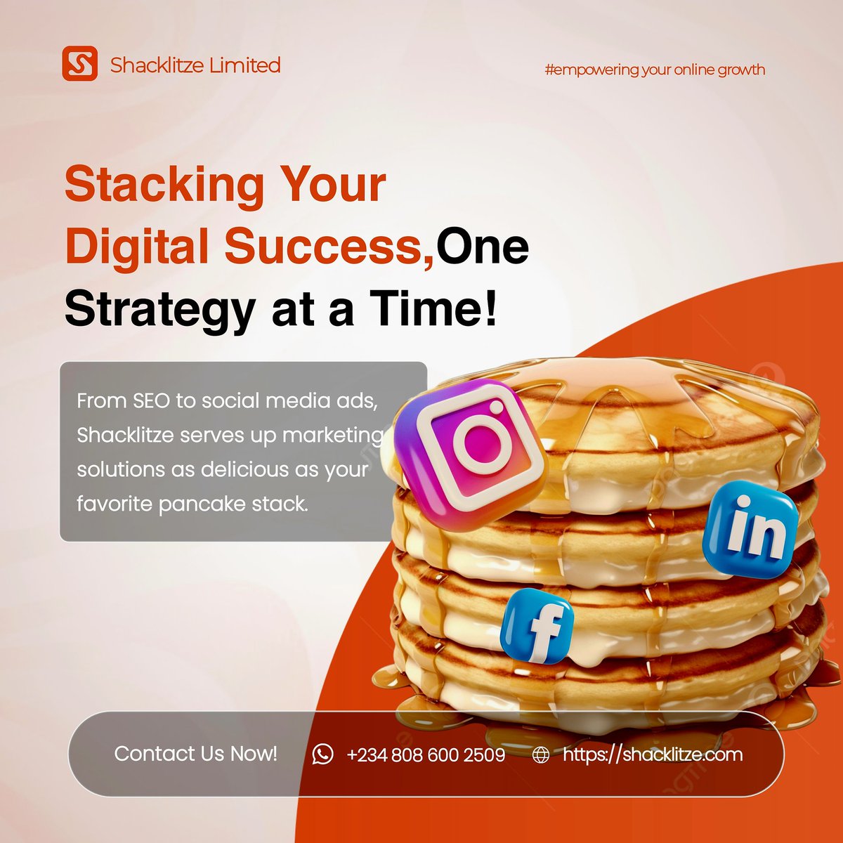 MkcharisL's tweet photo. Your business deserves a digital strategy that works. At Shacklitze, we specialize in SEO, social media ads, and more to help you rise above the competition. Ready to grow? Let’s get started today!”

#DigitalMarketing #SEO #SocialMediaAds #ShacklitzeAgency #BusinessGrowth https://t.co/GFAbiEVbUA