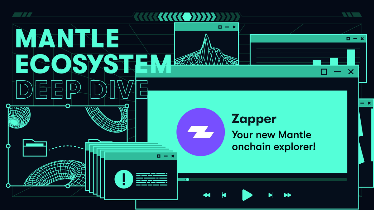 Mantle_Official's tweet photo. Zapper is on a mission to make blockchains human-readable.

Join our latest Mantle Deep Dive with @zapper_fi's tools to enhance your Mantle experience.

📅 Oct. 3, 3PM UTC
👉  Live on the Mantle Discord: https://t.co/eU5o6LrmTm https://t.co/YdWOcSZ6Ny