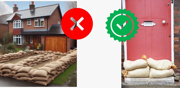 TewkesburyBCgov's tweet photo. During extreme weather events, we provide sandbags for residents to protect their homes from #flooding.
Please be considerate to others who may need to protect their homes. Emergency sandbags are available to protect habitable areas of your home, rather than gardens or garages. https://t.co/9ODBFpkvYL