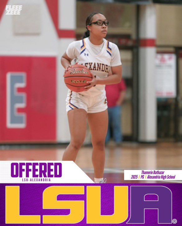 Had a great visit with <a href="/Billyperkins22/">Billy Perkins</a> and blessed to receive my first offer from <a href="/LSUA_WBB/">LSUA WBB</a>💜💛