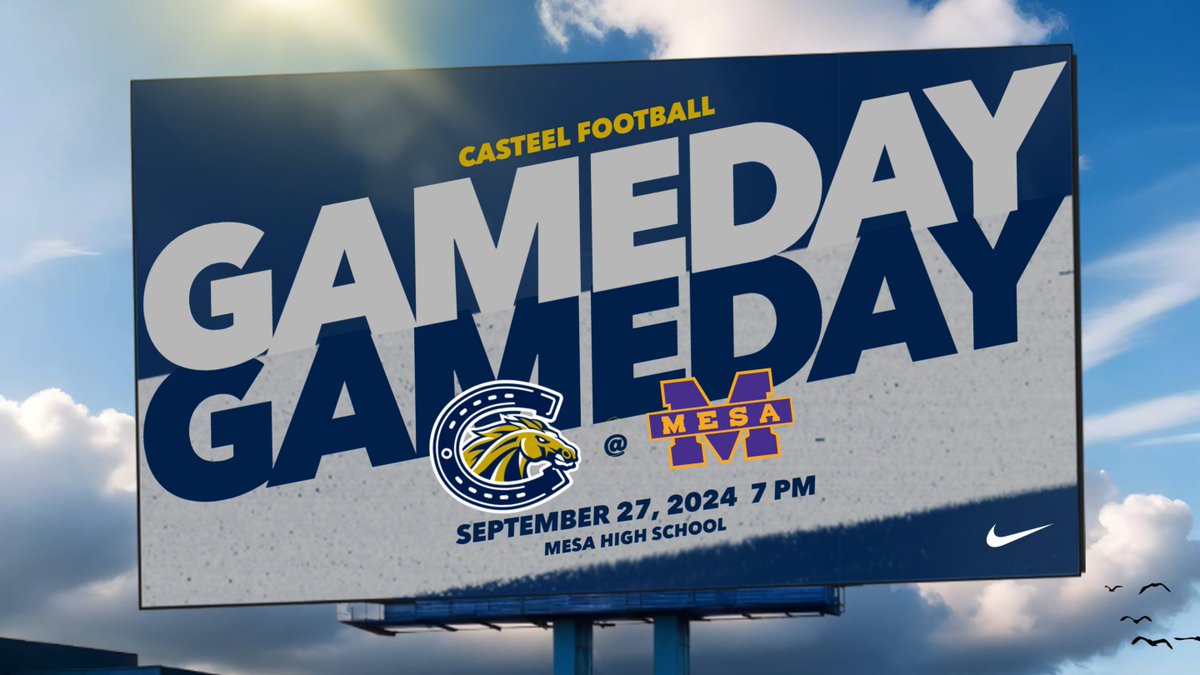 CasteelFootball's tweet photo. Our Colts take on the Jackrabbits tonight at Mesa High 7 p.m. 
@CoachNewcombe @casteeltdclub @CasteelAthletic @CasteelColts @CUSDAthletics @Mesa_FB @AZPreps365 https://t.co/eKbgtLG370