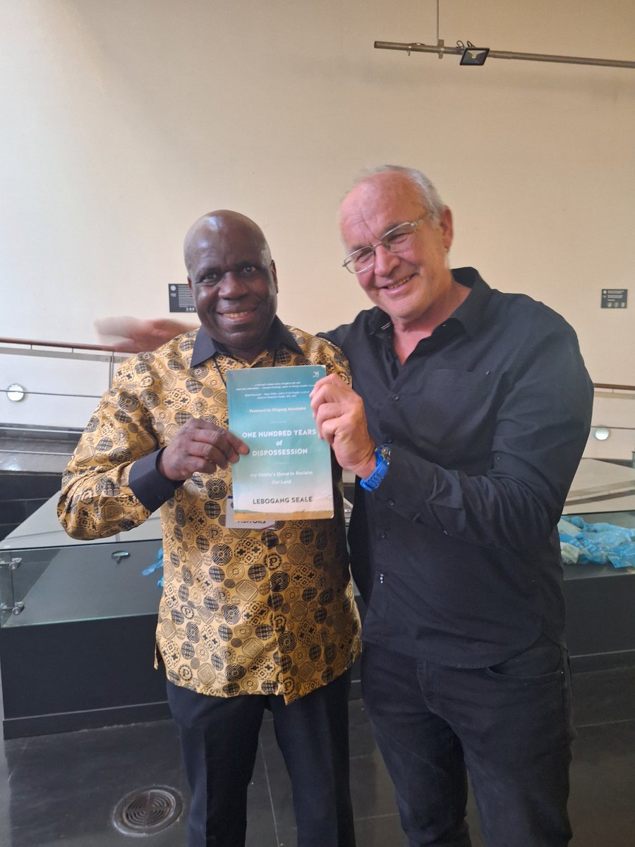 At Constitutional Hill for launch of <a href="/lebogangseale/">Persona non-grata 🇿🇦</a> book, One hundred years of dispossession. Bravo!