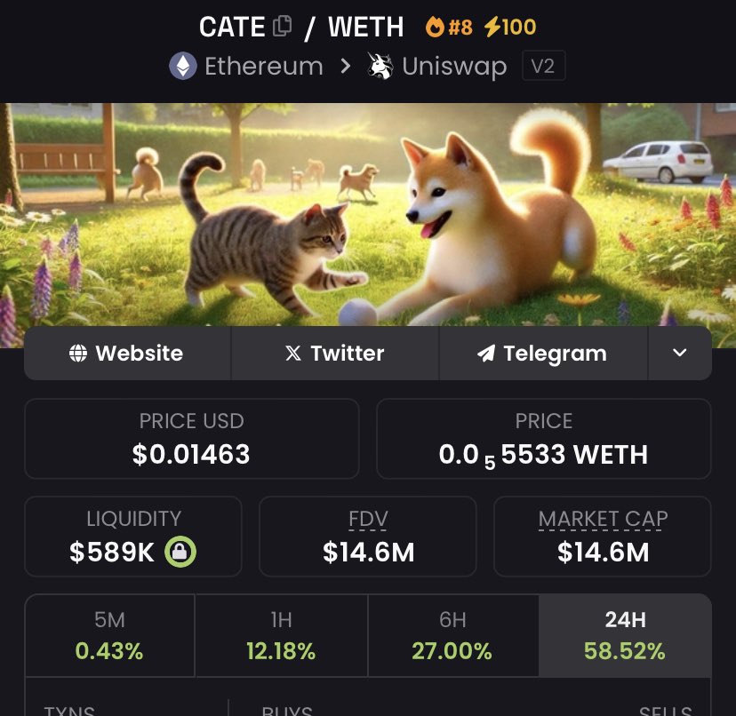 criswu07's tweet photo. $CATE 🔥🔥🔥

Cat sz 💚

$GINNAN https://t.co/i1R75l7Nh4