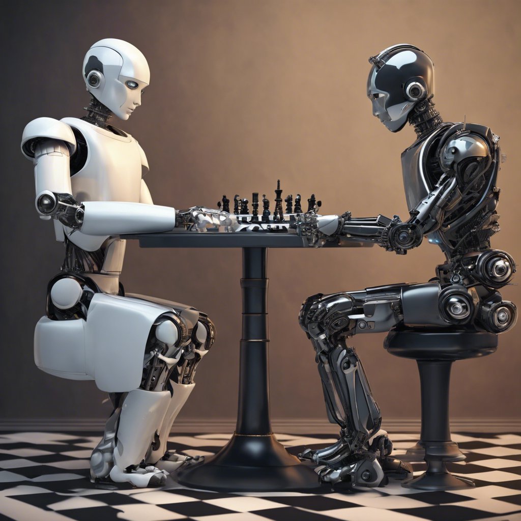 PicassoAIArtG's tweet image. 🤖 A battle of wits: two robots going head-to-head in an intense chess match! Who will outsmart the other? 

Tap into your creativity and design your own futuristic scenes with PicassoAI. 

Start crafting your vision today! 🚀

#RobotRumble #PicassoAI