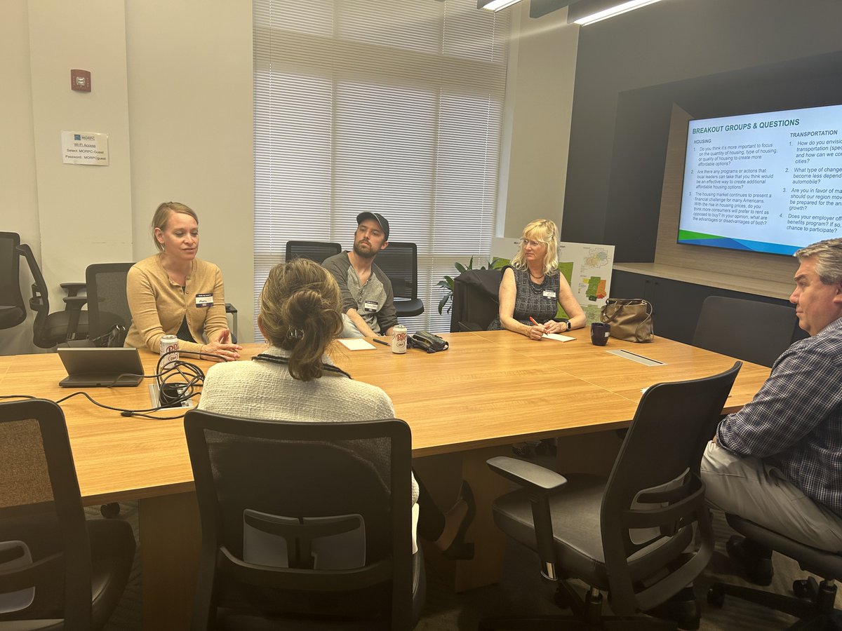 MORPC's tweet image. Thank you to our participants who joined us yesterday evening for #TheBigTable, a community-wide day of conversation hosted by the @colsfoundation. We had great, inspiring discussions on what changes are needed for the future of #housing and #transportation in #CentralOhio.
