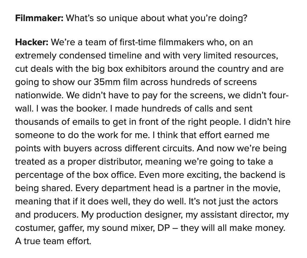Simon Hacker discusses early career days working with the Safdies, partnering w/ NBA star Gordon Hayward on a film company, and self-distributing this debut, "Notice to Quit," to cineplexes around the country. filmmakermagazine.com/127432-simon-h…