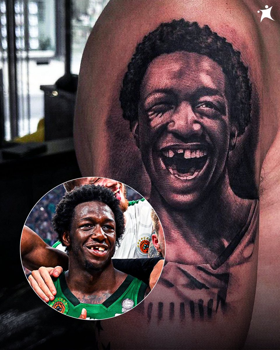 BasketNews (@basketnews_com) on Twitter photo Another Panathinaikos fan tattooed the iconic photo of toothless Kendrick Nunn ๐
โ๏ธ
๐ธ osne_darkside_tattoo & <a href="/Paobcgr/">Panathinaikos BC</a> Another Panathinaikos fan tattooed the iconic photo of toothless Kendrick Nunn ๐
โ๏ธ
๐ธ osne_darkside_tattoo & <a href="/Paobcgr/">Panathinaikos BC</a>