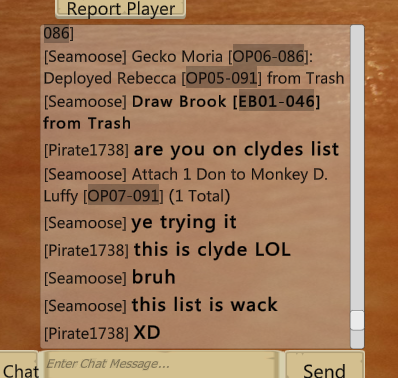 TFW you scrub out in the sim against the GOAT running his own list. No disrespect intended <a href="/ClydeTCG/">ClydeTCG</a>, I'll put the reps in and figure it out lmao