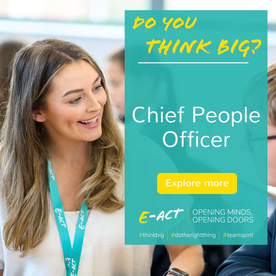 We are looking for a Chief People Officer!

Please share this opportunity with your network; it could be perfect for someone you know.

buff.ly/3ZvJLQA