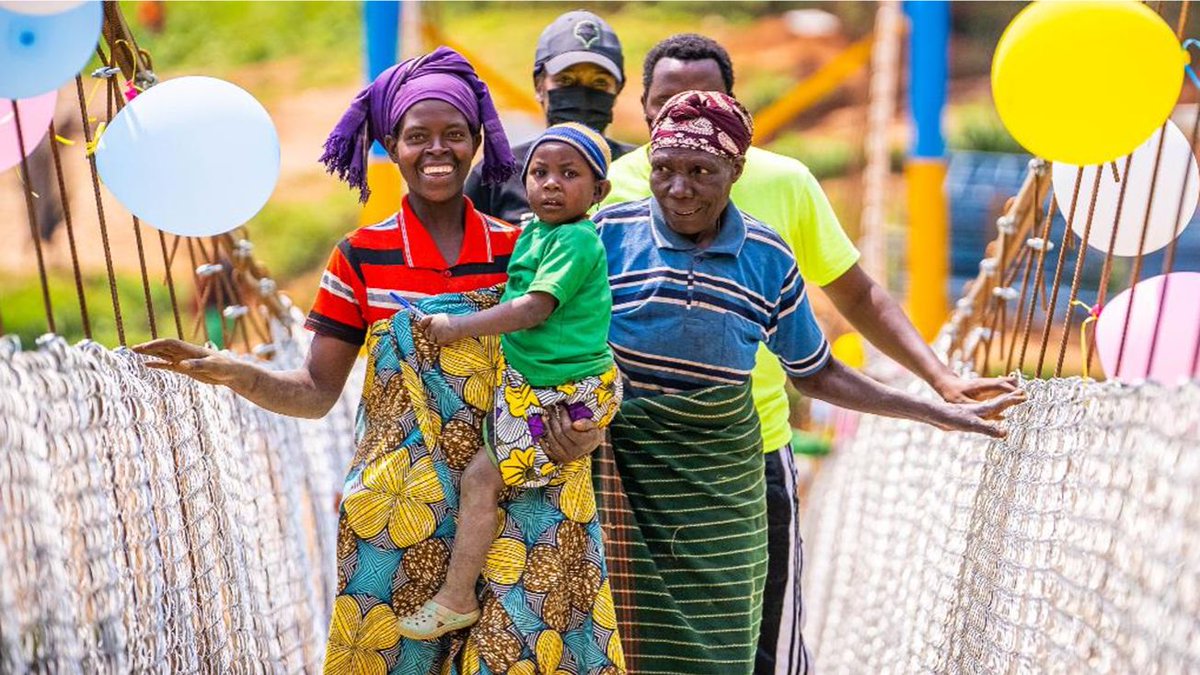DP_World's tweet photo. Connecting communities transforms lives by breaking down barriers to opportunity. We are enhancing our partnership with @B2P as the Global Cable Provider, supplying materials for bridges in rural communities to improve access to essential services.
#MadePossible https://t.co/M1oYLXnqcw