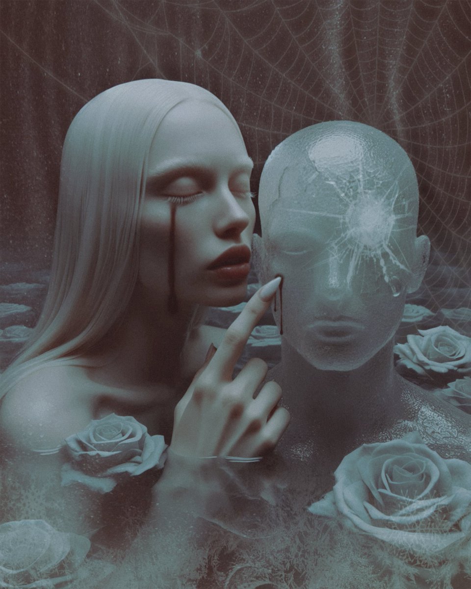 "Cold Blooded"

New drop added to my "6th sense" collection on <a href="/objktcom/">objkt</a> 🩸

"Heaven has no rage like love to hatred turned, Nor Hell a fury like a woman scorned"

**William Congreve's 'The Mourning Bride' (1697)**

❄️6/6 for 3.69 $XTZ

🔗👇🏻