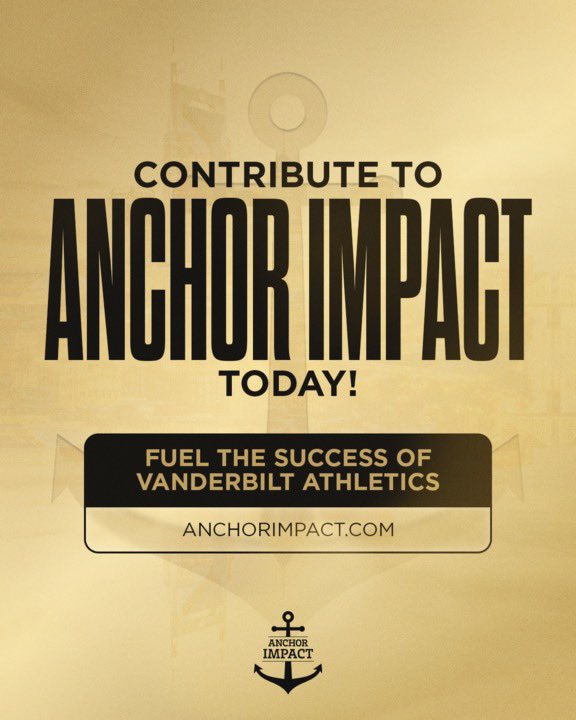 Mj.collins2 (@collins2mj) on Twitter photo The road to March Madness starts now.ย ย Contribute to <a href="/AnchorImpact/">Anchor Impact</a> today and be part of <a href="/VandyMBB/">Vanderbilt Men's Basketball</a>'s journey back to the Big Dance. #AnchorDown #AnchorImpact
๐ย ย AnchorImpact.com The road to March Madness starts now.ย ย Contribute to <a href="/AnchorImpact/">Anchor Impact</a> today and be part of <a href="/VandyMBB/">Vanderbilt Men's Basketball</a>'s journey back to the Big Dance. #AnchorDown #AnchorImpact
๐ย ย AnchorImpact.com