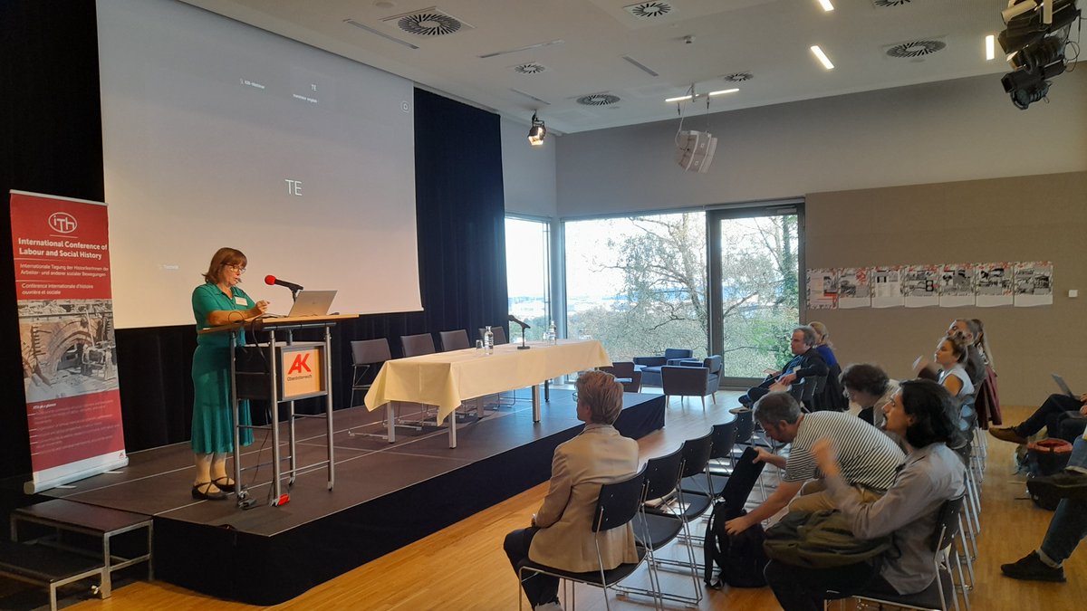 ITH_Vienna's tweet photo. The 59th ITH-Conference is officially opened by the ITH-President @GarstenauerT. We are honoured to welcome Mar Hicks (@histoftech; University of Virginia) delivering her keynote lecture on "Rethinking Histories of Labour and Computing". https://t.co/juxWqGXz1s