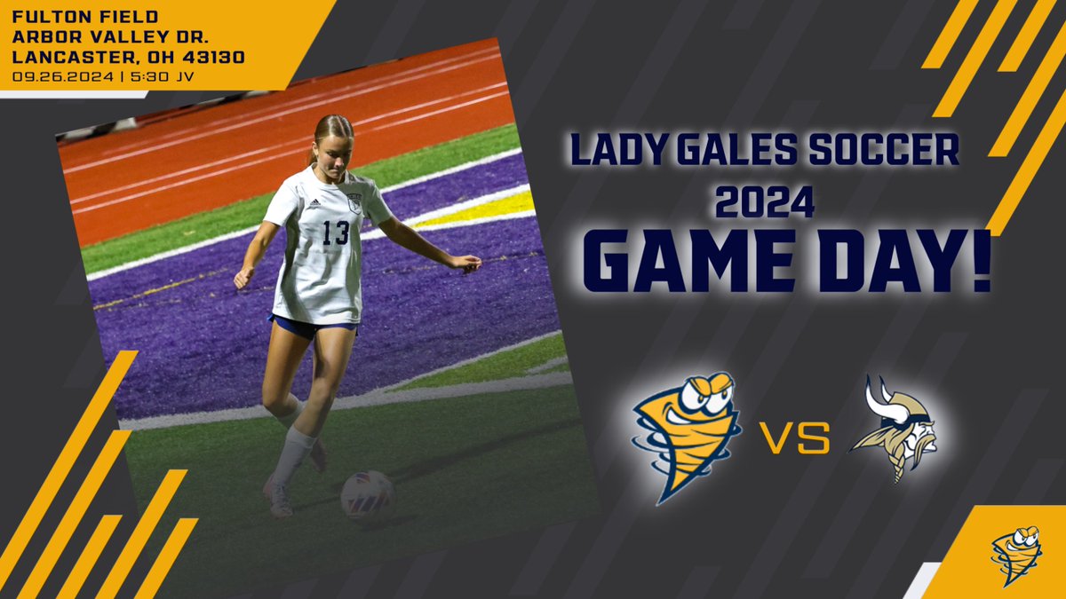 Join us tonight at Fulton Field to cheer on your JV Lady Gales at 5:30 and your JV Gales at 7:15 as they host Teays Valley!

#GoLadyGales