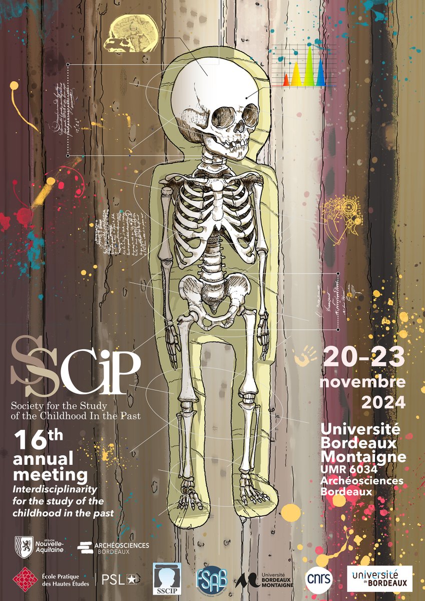 Dr Antony Colombo (@apjcw1) on Twitter photo 🥳The preliminary programme for the #SSCIP2024, the 16th conference of <a href="/SscipChildhood/">SSCIP</a> organised at <a href="/UBMontaigne/">Université Bordeaux Montaigne</a> with the support of <a href="/archeosciences/">Archéosciences Bordeaux</a>, <a href="/EPHE_PSL/">École Pratique des Hautes Études - PSL</a>, <a href="/NvelleAquitaine/">Nouvelle-Aquitaine</a>, #FSAB, <a href="/UBMontaigne/">Université Bordeaux Montaigne</a> is now released 👇sscip2024.sciencesconf.org/resource/page/…
📅November 20-23, 2024 🥳The preliminary programme for the #SSCIP2024, the 16th conference of <a href="/SscipChildhood/">SSCIP</a> organised at <a href="/UBMontaigne/">Université Bordeaux Montaigne</a> with the support of <a href="/archeosciences/">Archéosciences Bordeaux</a>, <a href="/EPHE_PSL/">École Pratique des Hautes Études - PSL</a>, <a href="/NvelleAquitaine/">Nouvelle-Aquitaine</a>, #FSAB, <a href="/UBMontaigne/">Université Bordeaux Montaigne</a> is now released 👇sscip2024.sciencesconf.org/resource/page/…
📅November 20-23, 2024