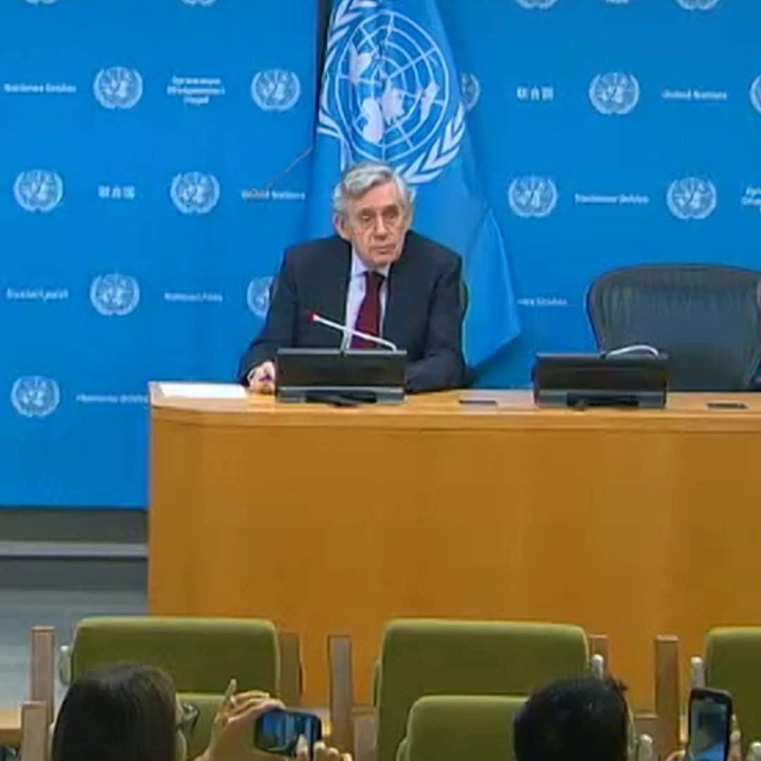Our upcoming report on young children in Gaza was namechecked in <a href="/UN/">United Nations</a> Special Envoy for Global Education <a href="/GordonBrown/">Gordon Brown</a>'s speech, where he called on governments, charities, and NGOs to support young children in Gaza in their early years. Register for a copy: theirworld.org/gaza/