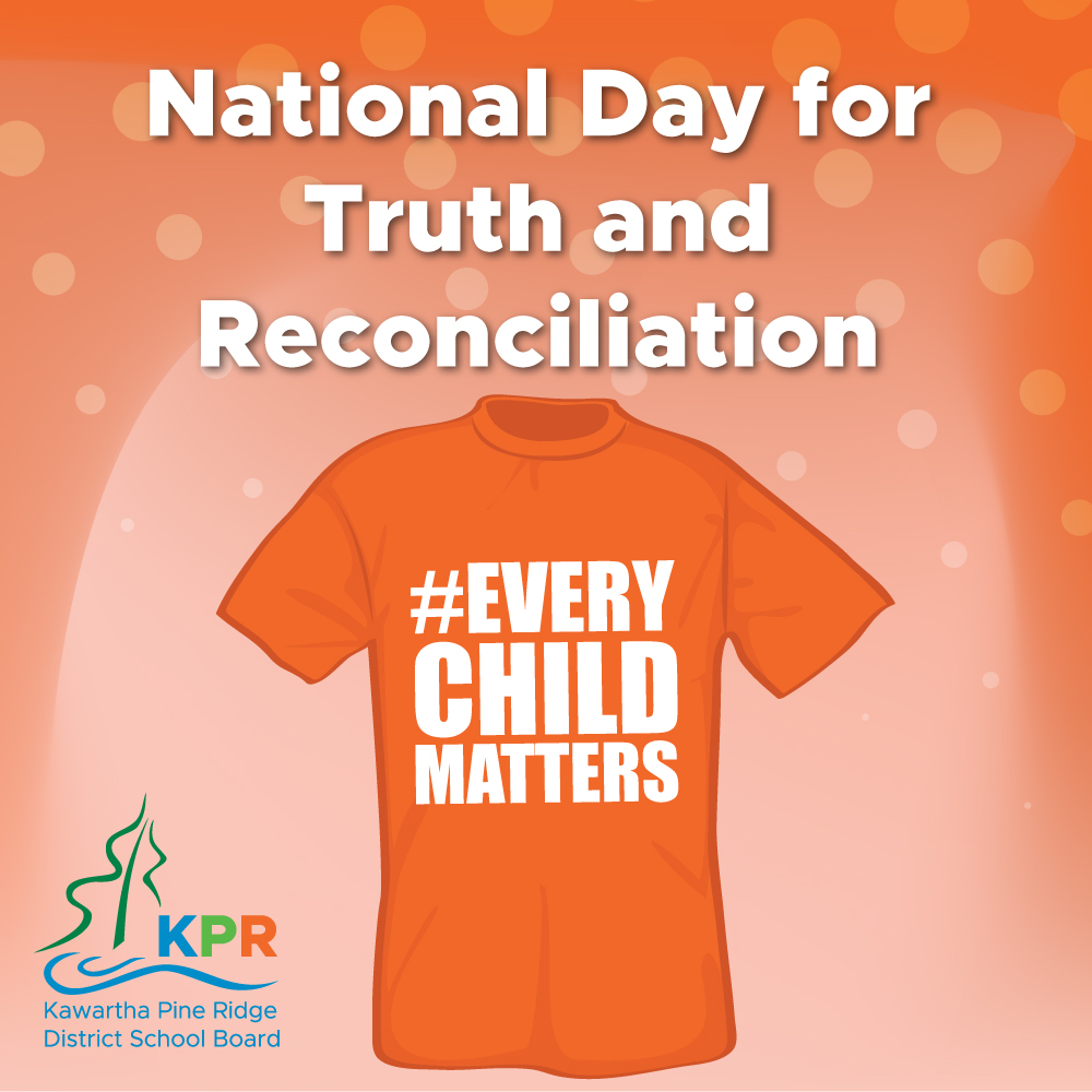 kprschools's tweet image. On National Day for Truth and Reconciliation, we honour all the children and families impacted by the residential school system and recognize the trauma that continues to be felt. At KPR, our learning and conversations about Truth and Reconciliation continue every day, all year.