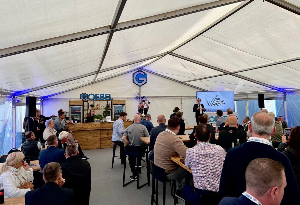 GoebelFasteners's tweet photo. Part of the @GoebelFasteners US Team traveled to DΓΌsseldorf, Germany to visit the Goebel Group headquarters for the inaugural World Riveting Congress 2024 Event that celebrates the launch of the Made in Germany blind rivet factory! βοΈπΊπ²π©πͺ
#GOGoebel #WRC2024 #FastenerNews https://t.co/jz6rXLz1Zj