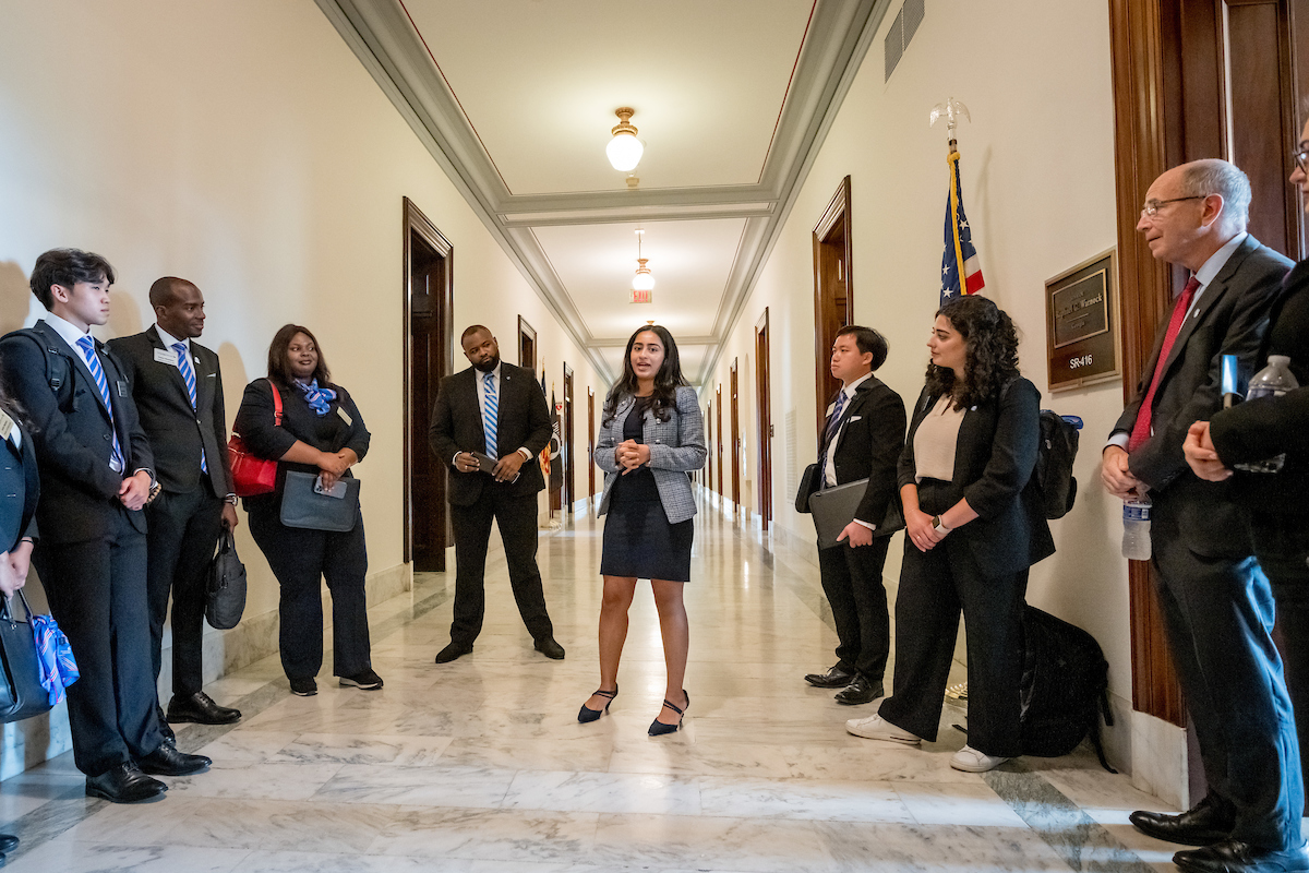 CSLF_PubFinance's tweet photo. The 2024 Panthers in the District program just wrapped a 3-day immersive trip to DC! Sixteen GSU students, one third from AYSPS, connected with government and business professionals. Big thanks to our own Dr. Peter Bluestone and Aidan Rickaby for their participation! #TheStateWay https://t.co/YqNSGHTa1R