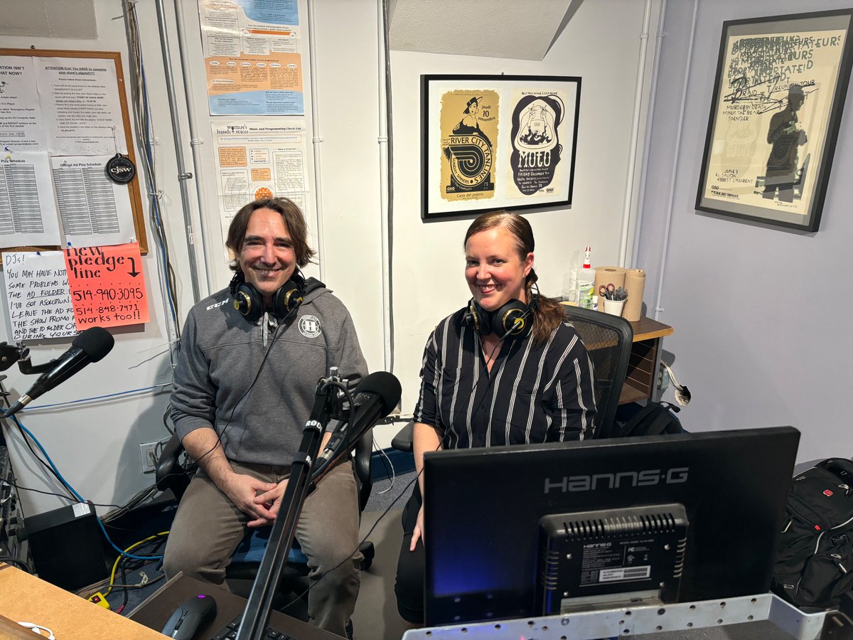 Can I get a round of applause for the newest #SpokenWeb project brought to you by our Concordia team: "Sonic Lit, a SpokenWeb Radio Show"?
Hosts Jason Camlot and Katherine McLeod
Listen live, Mondays at 2pm, CJLO 1690am or online at cjlo.com.