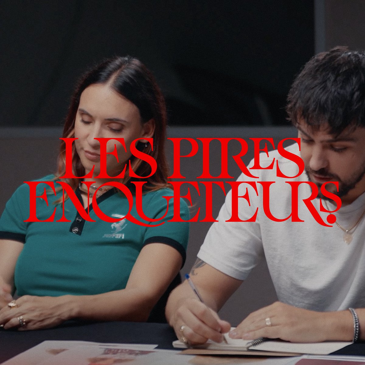 Travisuals's tweet image. Titrages « Les pires enquêteurs » pour la dernière vidéo de @Simon_Puech avec @Nato_o &amp;amp; @JoycaOff 🔍🩸