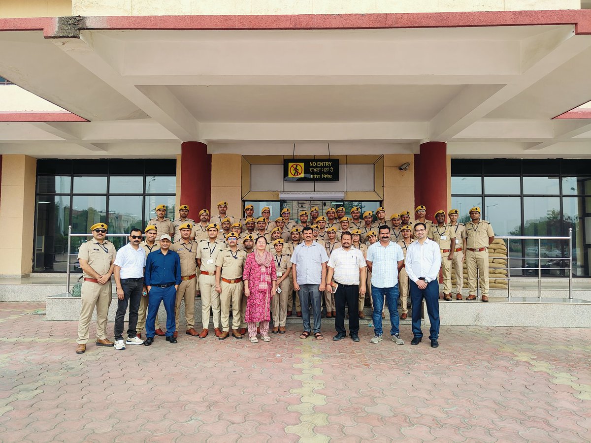 nacincbic's tweet photo. As a part of 14th induction course for Inspectors organised by NACIN Jaipur, a 2 days field attachment with Customs, Amritsar commenced on 26.09.2024. A field visit to ICD &amp; Cargo Complex, Customs Amritsar was also conducted. https://t.co/0DzFmROoeD