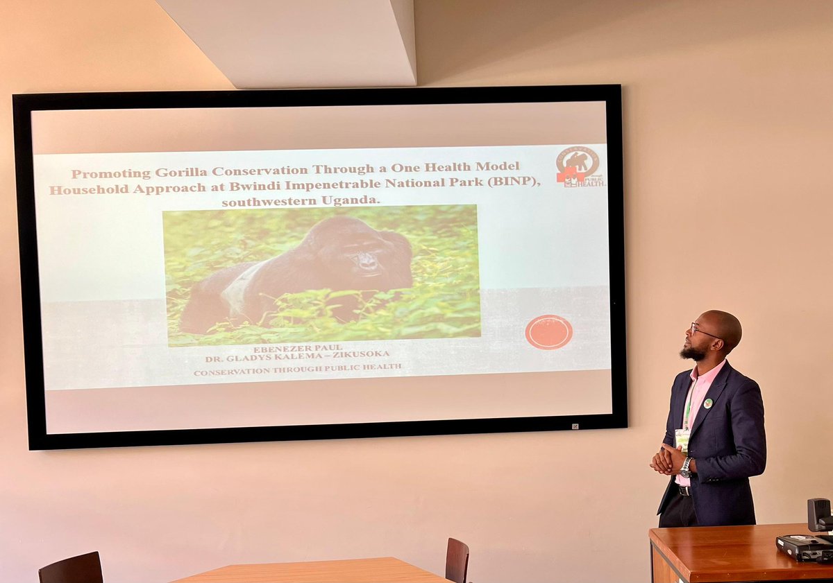 CTPH (@ctphuganda) on Twitter photo You did us proud <a href="/EbenezerPau1/">Ebenezer Paul</a> 🥳💪🏾💯 Thank you for competently representing us at the 3rd <a href="/SocietyAfrican/">African Primatological Society</a> conference with your presentation about <a href="/CTPHuganda/">CTPH</a>'s work in promoting gorilla conservation through a #OneHealth approach. You did us proud <a href="/EbenezerPau1/">Ebenezer Paul</a> 🥳💪🏾💯 Thank you for competently representing us at the 3rd <a href="/SocietyAfrican/">African Primatological Society</a> conference with your presentation about <a href="/CTPHuganda/">CTPH</a>'s work in promoting gorilla conservation through a #OneHealth approach.