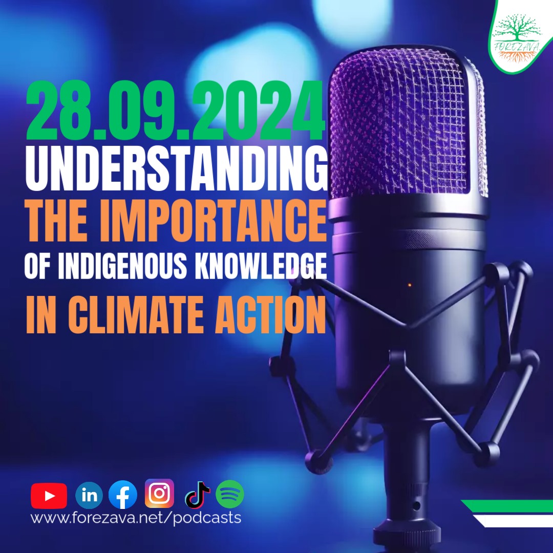 Our next episode of the Climate Culture Podcast will focus on Understanding the Role of Indigenous Knowledge in Climate Action. Have you watched our previous episodes? Now on one platform, enda jibambe!

Link: forezava.net/podcasts
