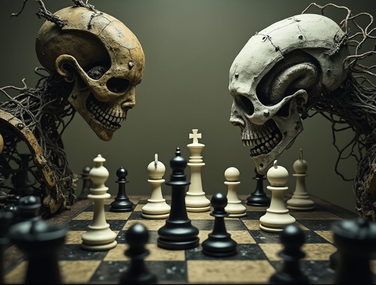 When you realize that you are immersed in an ancient game of Pawns and Puppets . . . .

. . . . and that there might just be one puppet master . . . 

#politics #deception