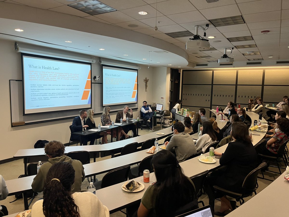 Starting off #HDI2024 right with a fabulous presentation on #HealthLawCareers at <a href="/LoyolaLaw/">Loyola Law Chicago</a>