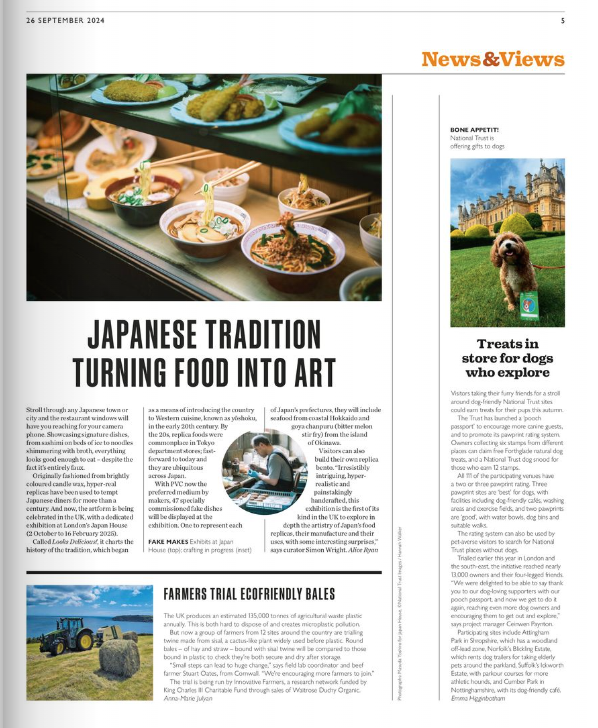 Nice to see the Looks Delicious! exhibition featured in <a href="/waitrose/">Waitrose & Partners</a> Weekend magazine🛒