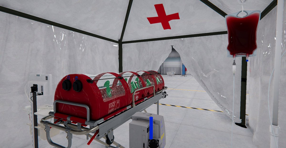 CtznCamera's tweet image. The Quarantine Facility from my video game #unityengine #unitydev #videogame #horrorgame #conspiracy