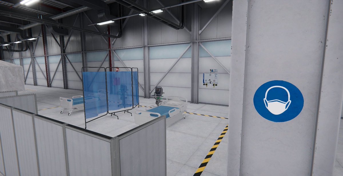 CtznCamera's tweet image. The Quarantine Facility from my video game #unityengine #unitydev #videogame #horrorgame #conspiracy