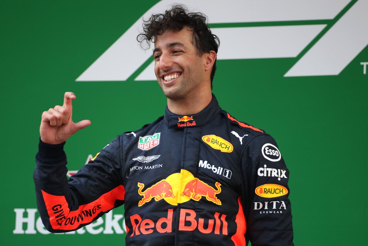 I've never been a fan of any #F1 driver as much as I am of <a href="/danielricciardo/">Daniel Ricciardo</a>, his smile and character has made F1 fun for so long and on his day there was no one better. My hope now is he tries an IndyCar or an Aussie Supercar ASAP... for now though, thanks honey badger! 🍯🦨👟🍾