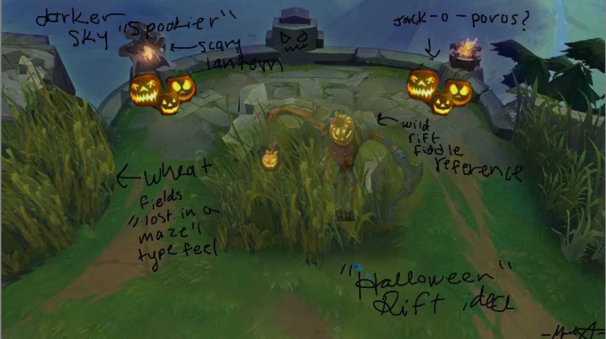 smolhotcoco_'s tweet photo. @LeagueOfLegends halloween rift :D i think it would be fun if the rift changed up for halloween or maybe all of october but i think just halloween would suffice. https://t.co/5lFPFXvV3O