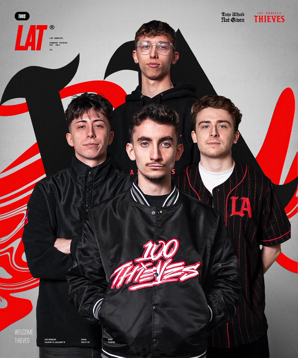 Le roster de <a href="/LAThieves/">LA Thieves</a> est validé ! ✅

🇫🇷 <a href="/HyDrAnml/">100T HyDra</a> 
🇺🇸 <a href="/oDanGhosty/">LAT Ghosty</a> 
🇺🇸 <a href="/ScrappyNJ/">LAT Scrap</a> 
🇺🇸 <a href="/DylanEnvoy/">Envoy</a>