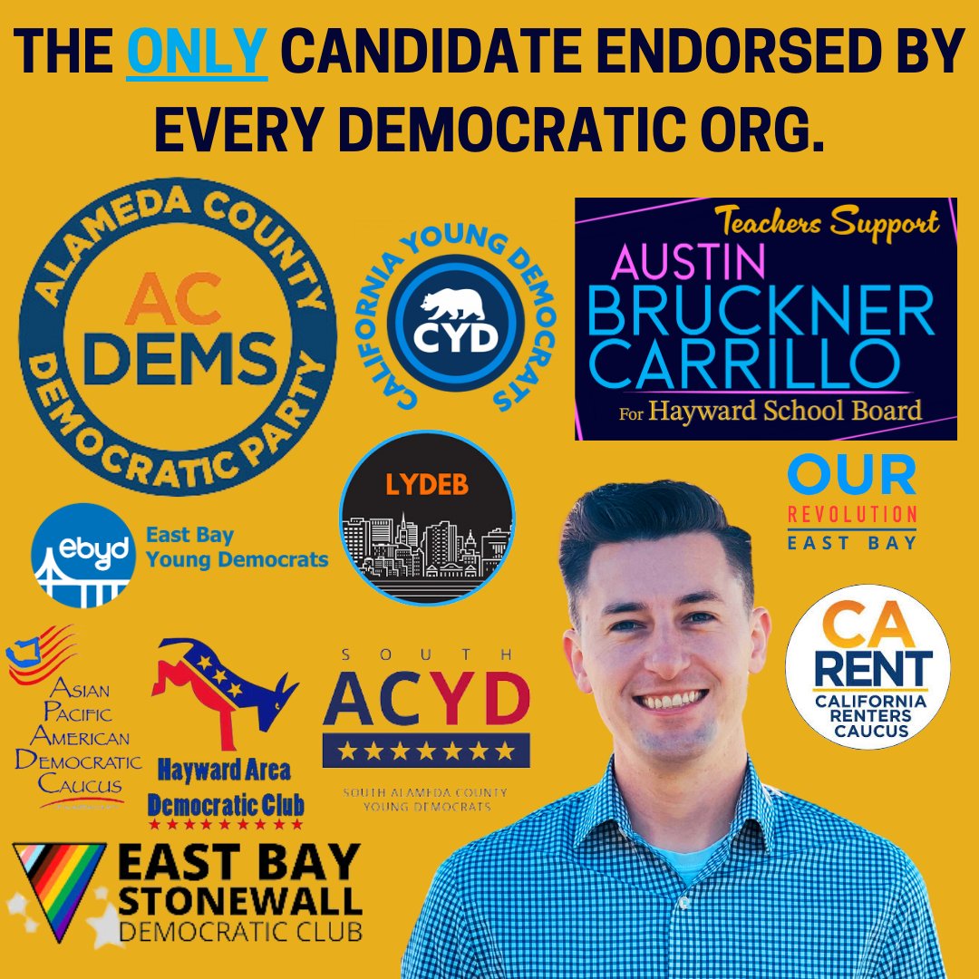 I'm only non-incumbent candidate in this race to receive support from every single Democratic group! 💥 Out of the five non-incumbents running, I’m the only one with any Democratic backing. I’m proud to have this support. I’m ready to keep fighting for our schools &amp; community!