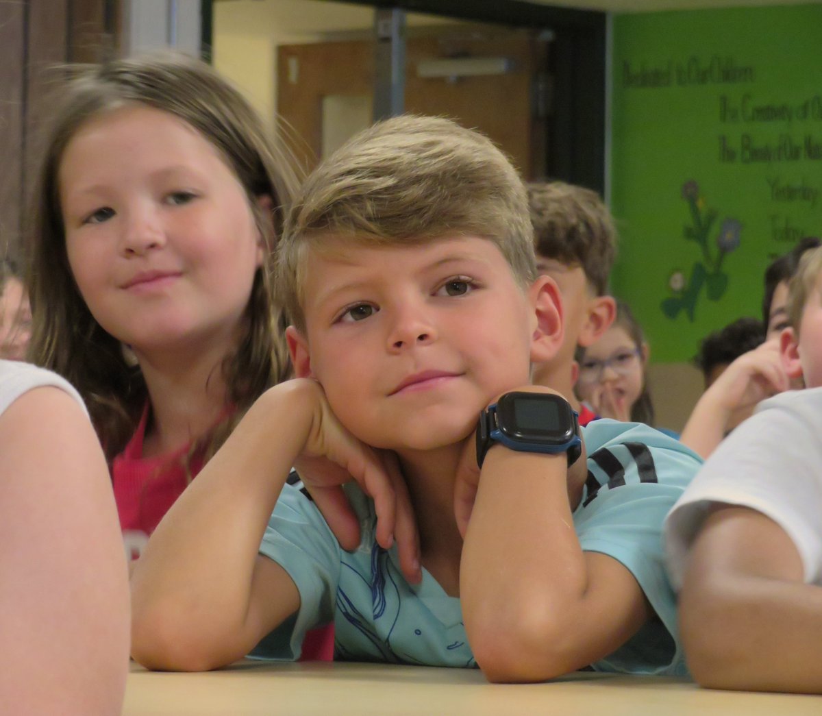 ccsdschools's tweet photo. #ClarkstownCSD students at WG this week added new #CharacterEd traits to their repertoire during a cultural arts assembly ft. singer/songwriter Jared Campbell. The K-2 Primary Show focused on how to be a superhero; the 3-5 Intermediate Show centered on how to be world changers. https://t.co/JeSPRIEOmh