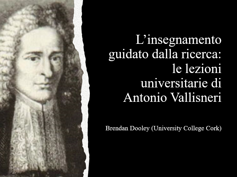 BrendanDooley's tweet photo. Looking forward to my seminar next Tuesday (1 October) on “L’insegnamento guidato dalla ricerca: le lezioni universitarie di Antonio Vallisneri”.
https://t.co/hn7CmU3CE8 https://t.co/DSEjpn0Rl0