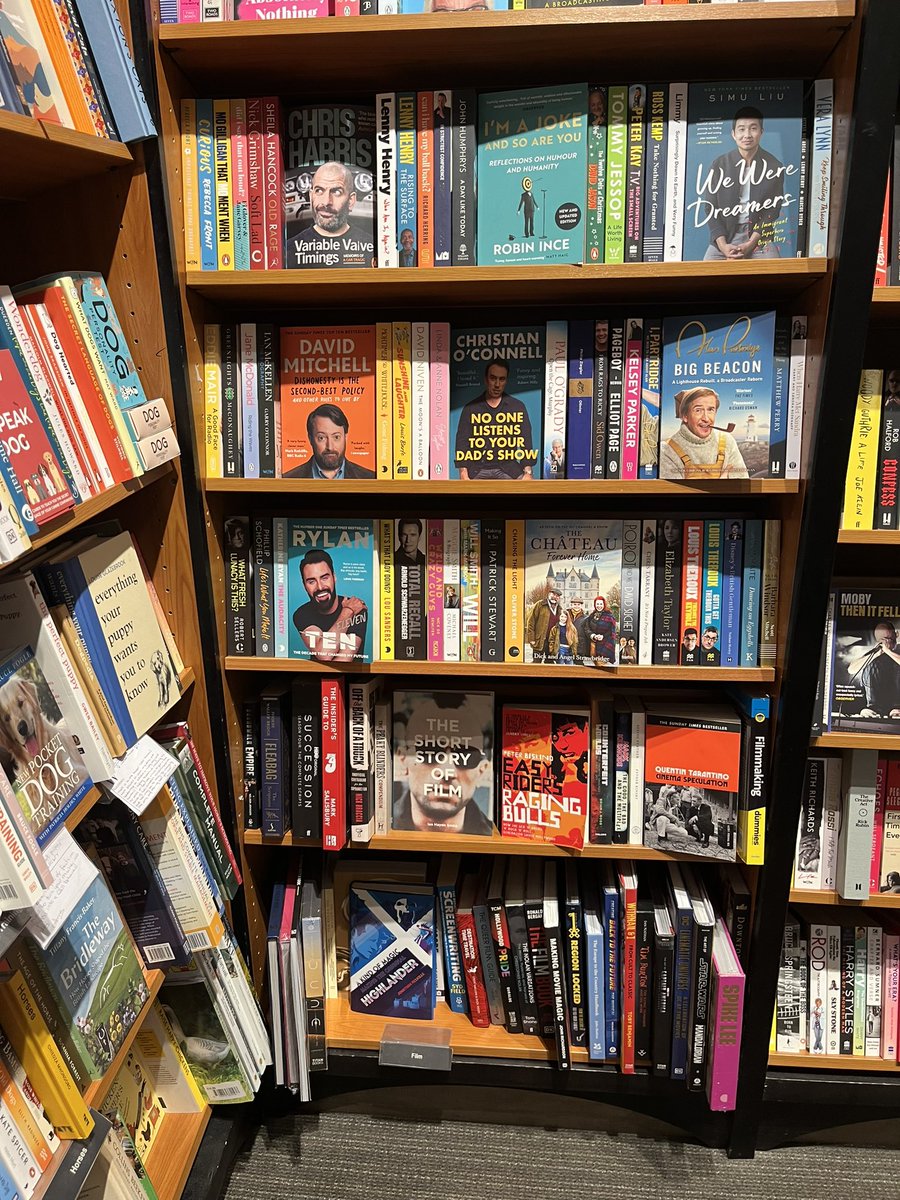 I spy a copy of <a href="/kindofmagicbook/">A Kind of Magic: Making the Original Highlander ⚔️</a> in Inverness Waterstones… ⚔️ 🏴󠁧󠁢󠁳󠁣󠁴󠁿