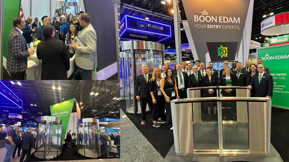 A heartfelt THANK YOU to everyone who stopped by the Boon Edam booth at GSX 2024 to learn more about our secured entry solutions!  Stay tuned for more updates, and we look forward to connecting again soon! #GSX2024 #BoonEdam #SecuredEntry #SecurityEntrances