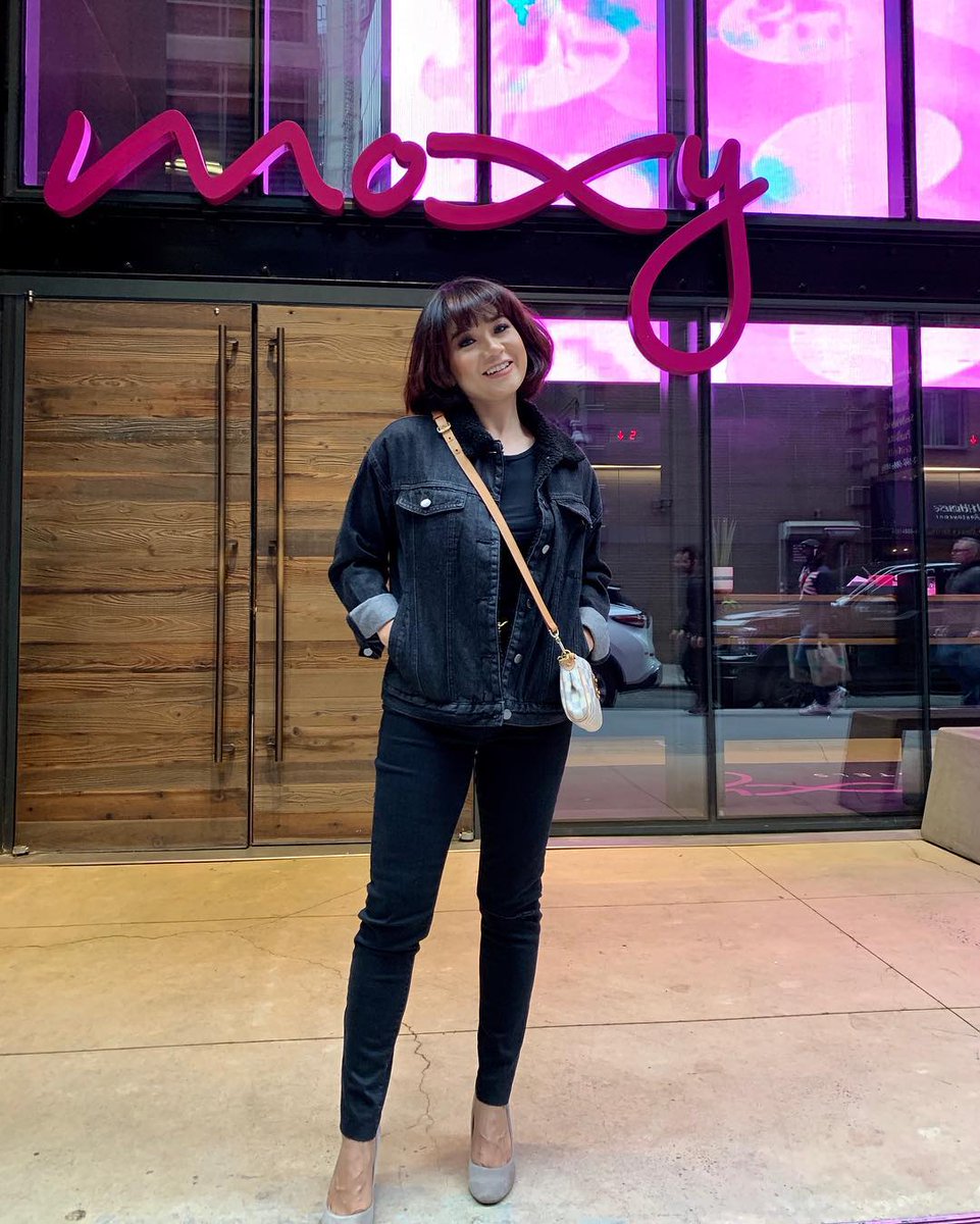 Night out in NYc <a href="/MoxyHotels/">Moxy Hotels</a> #night #NightView #nightout #NYC #NewYork #newyorknight #moxy 
#girl #woman #ootd穿搭 #girlygirl