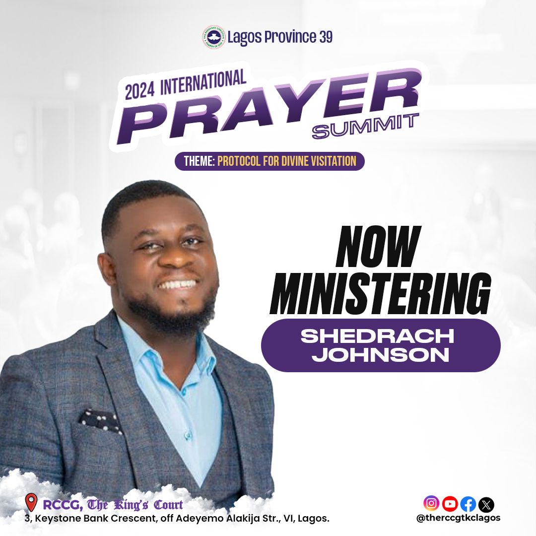 therccgtkclagos's tweet image. We now have the anointed and blessed Shedrack Johnson leading us in worship.

Join us as we worship our Lord and King as we await divine visitation.

#rccgtkclagos #prayersummit #IPS2024 #ips #divinevisitation