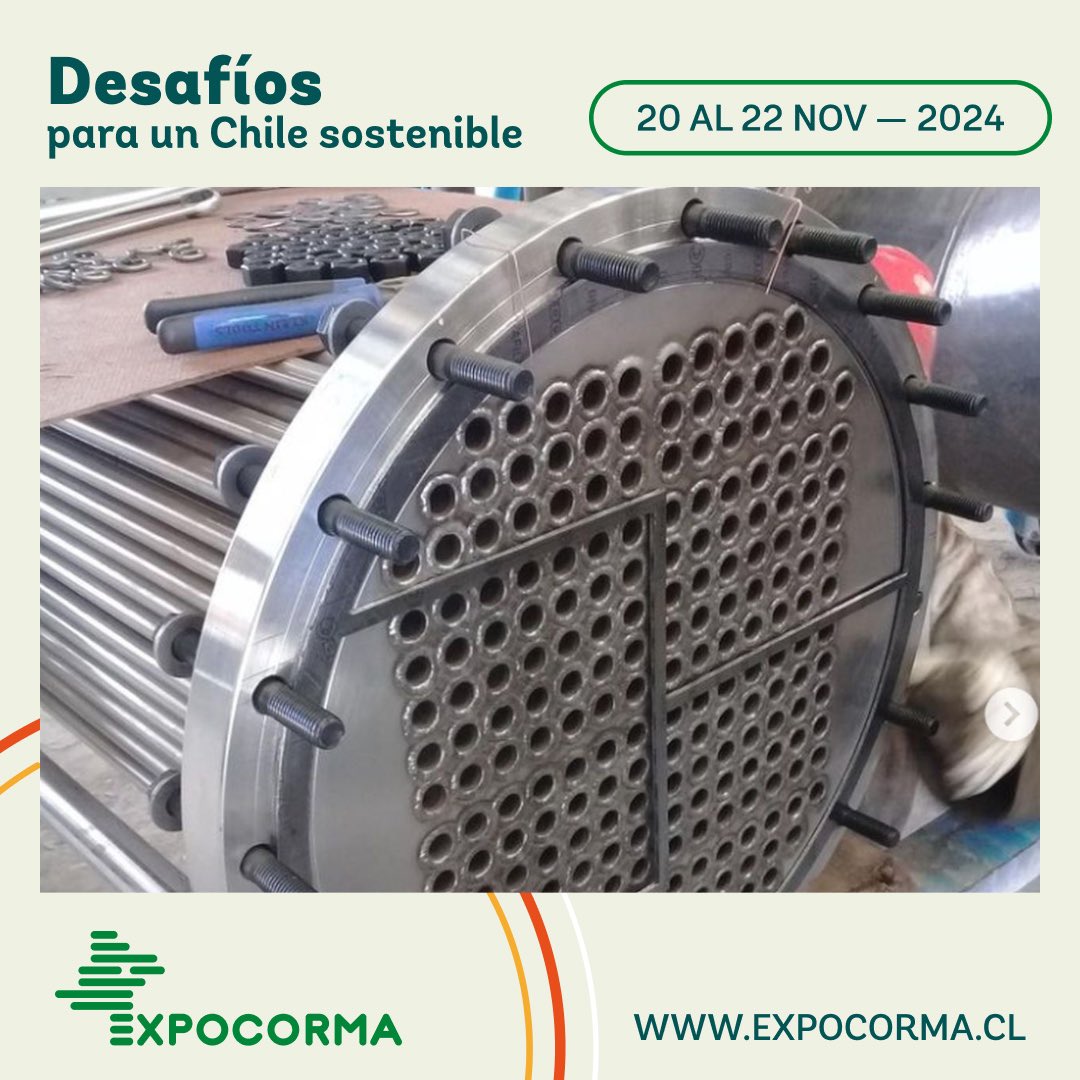 Nuestros amigos de <a href="/Antumec_HE/">Antumec Ingeniería y Servicios Ltda.</a> son parte de <a href="/expocorma/">expocorma</a> 2024 ¡por primera vez!.

A nuestra feria llegan con sus avanzadas capacidades de diseño y fabricación de intercambiadores de calor. 

👉🏼Lee sobre su participación acá: bit.ly/47HDW4C