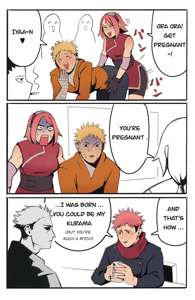 50groshik's tweet photo. that chapter where yuuji and sukuna spend time together but this meme
#jjk #narusaku https://t.co/fpDxfeHF1d