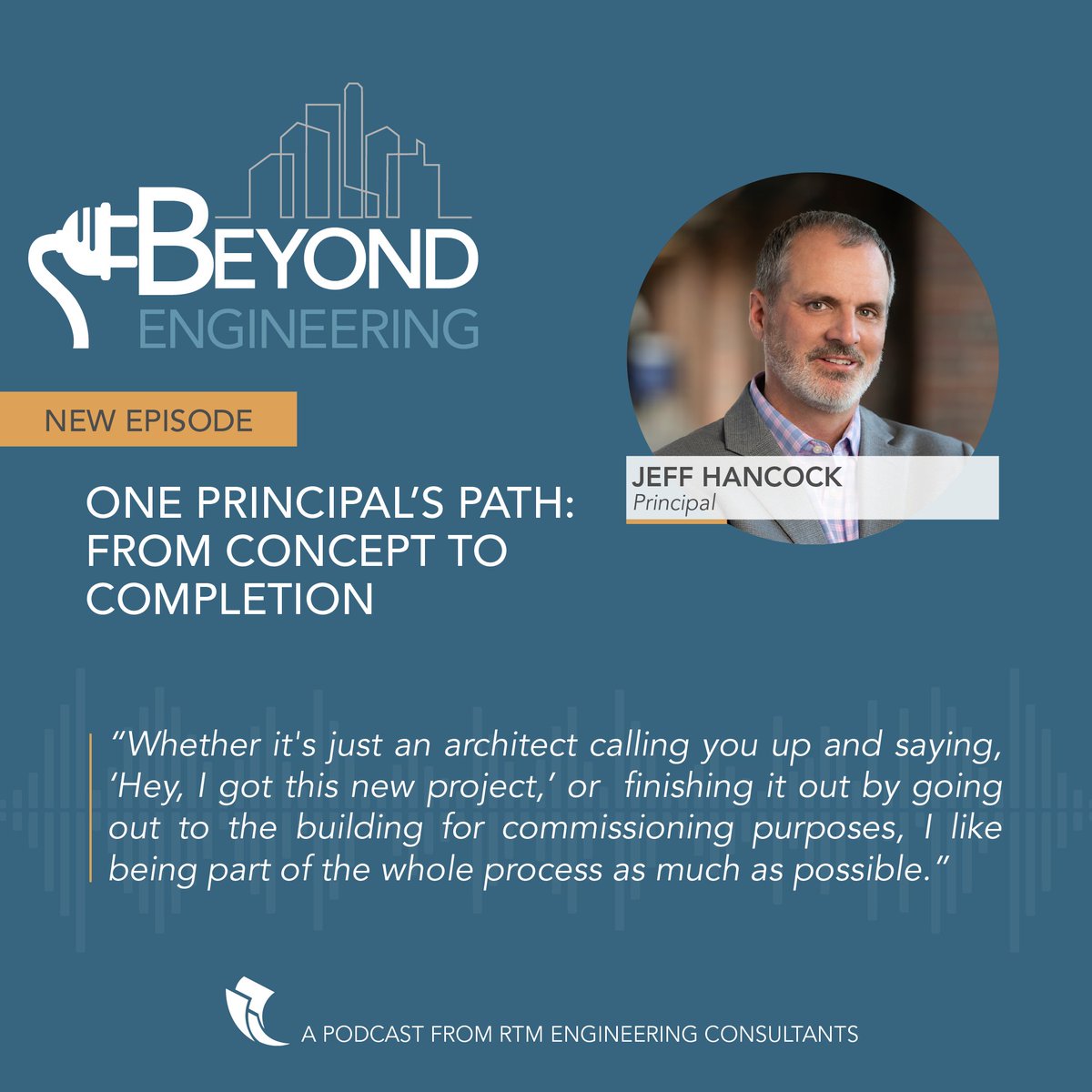 RTM_ENG's tweet image. Listen in as Jeff Hancock, RTM Principal, shares insights on the power of leadership and teamwork. At RTM, success is built together—because no one achieves greatness alone. Listen here: hubs.ly/Q02Rf_FJ0 
#RTMengineering #beyondengineering #AECpodcast #leadership
