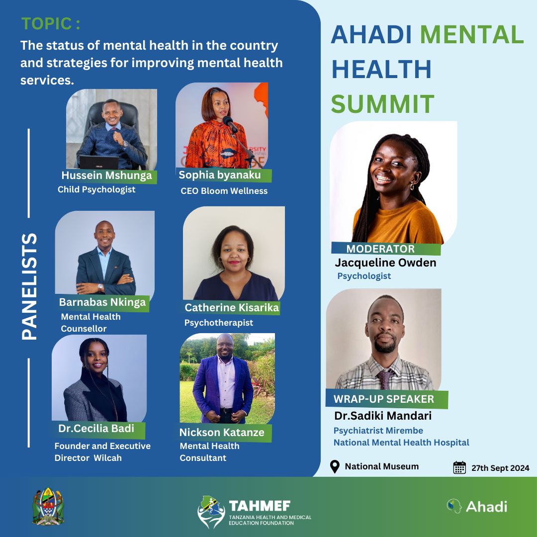 The Holistic Wellbeing Coach ๐น๐ฟ (@barnabasnkinga_) on Twitter photo I will be sharing on the status quo of mental health training in Tanzania and the work our association <a href="/tapa_tz/">Tanzanian Psychological Association (TAPA)</a> has been doing to ensure professionalism in provision of mental health services.
#mentalhealthforall
#MentalHealthMatters I will be sharing on the status quo of mental health training in Tanzania and the work our association <a href="/tapa_tz/">Tanzanian Psychological Association (TAPA)</a> has been doing to ensure professionalism in provision of mental health services.
#mentalhealthforall
#MentalHealthMatters