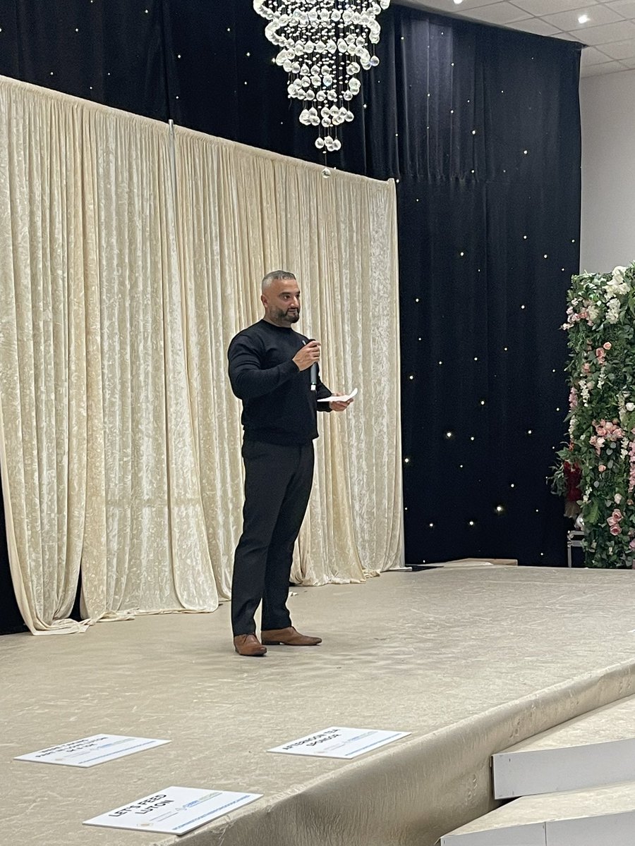 Assad from <a href="/aegis_support/">Aegis Support Services</a> one of our platinum sponsors at todays Tea Afternoon

Thank you for your support 

#AfternoonTea #Sponsor