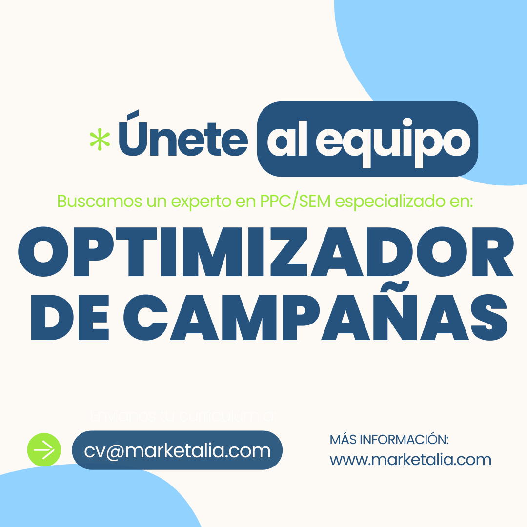 MarketaliaCom's tweet photo. 🤘🏻🤘🏻🤘🏻 Estos emojis son los que definen cómo hemos vuelto de las vacaciones🔥🔥. Por eso, buscamos a un SEO Junior y a un Optimizador de campañas.

💙 Puedes ver las condiciones y características de las ofertas en https://t.co/d4b7AYSVNq 📩 y enviarnos tu CV a cv@marketalia.com. https://t.co/iZH0VMTarr